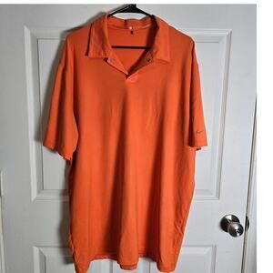 Tiger‎ Woods Collection Nike Dri-Fit Polo-Orange-Men's XL